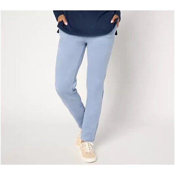 Cuddl Duds Fleecewear with Grid Slim Pant Stormy Blue X-Large A663016 - Picture 1 of 1